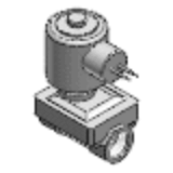 HDW154 - 2 포트 소형 솔레노이드 밸브(물, 공기/상시닫힘)