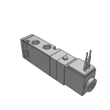 KS210 - Válvula solenoide de aire (válvula de retención de 3 puertos / puerto universal)
