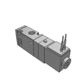 KS341 - 气动电磁阀（3端口先导/非润滑）