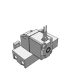 KO307 - Válvula neumática (válvula de 3 puertos / válvula de puerto universal)
